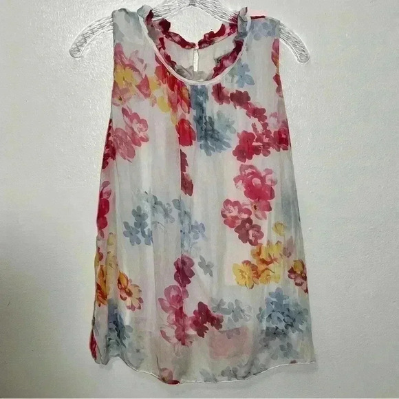 ELENA BALDI Floral top | size small - Picture 1 of 5
